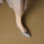 Handcrafted Luxury Leather Women's Shoes - Exquisite Quality(EcqiH-7338-D)