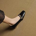 Handcrafted Luxury Leather Women's Shoes of Elegance(EcqiHL-7658)