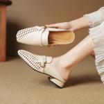 Exquisite Handcrafted Leather Women's Shoes: Elevate Your Style with Luxury Elegance(EcqiH-7670)