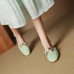 Luxury Handmade Leather Women’s Shoes - Elegant Craftsmanship(EcqiH-7675)