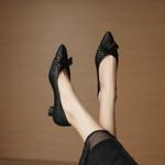 Exquisite Handmade Leather Women's Shoes: Luxury and Elegance(EcqiH-7716)