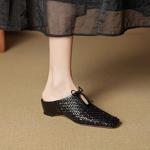 Luxurious Handcrafted Leather Women's Shoes with Exquisite Craftsmanship(EcqiHL-7782)