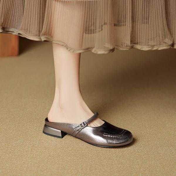 Luxurious Handcrafted Leather Women's Shoes with Exquisite Craftsmanship(EcqiHL-7776)