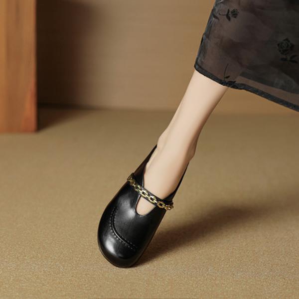 Handcrafted Luxury Leather Women's Shoes - Elegance Redefined(EcqiHL-7772)