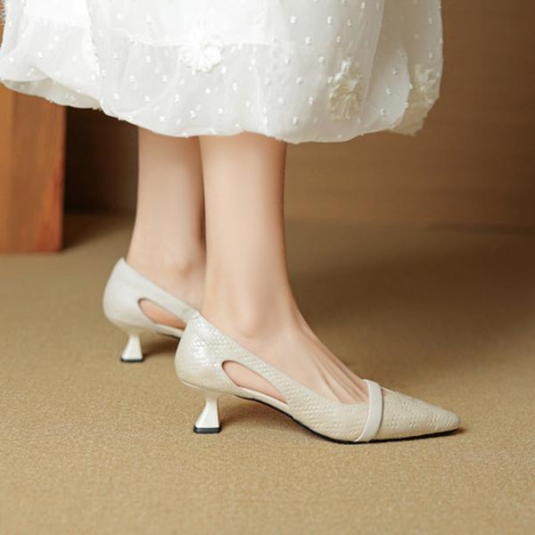 Handcrafted Genuine Leather Women’s Shoes: Exquisite Craftsmanship & Timeless Elegance(EcqiH-7788)