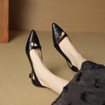 Handcrafted Genuine Leather Women’s Shoes: Exquisite Craftsmanship & Timeless Elegance(EcqiH-7788)