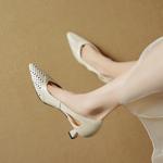 Handcrafted Luxury Genuine Leather Women's Shoes - Elegance Redefined(EcqiH-7805)