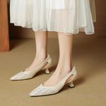 Handcrafted Luxury Genuine Leather Women's Shoes - Elegance Redefined(EcqiH-7805)