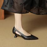 Handcrafted Luxury Genuine Leather Women's Shoes - Elegance Redefined(EcqiH-7805)