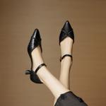 Handcrafted Leather Women's Shoes: Elegance Meets Luxury in Every Stitch(EcqiH-7820)