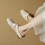 Elegant Handcrafted Leather Women's Shoes with Luxurious Quality(EcqiH-7806)