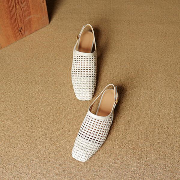 Elegant Handcrafted Leather Women's Shoes with Luxurious Quality(EcqiH-7830)