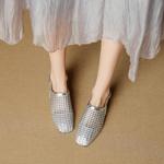 Elegant Handcrafted Leather Women's Shoes with Luxurious Quality(EcqiH-7830)