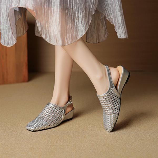 Elegant Handcrafted Leather Women's Shoes with Luxurious Quality(EcqiH-7830)