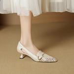 Elegantly Crafted Genuine Leather Women's Shoes(EcqiH-7825)