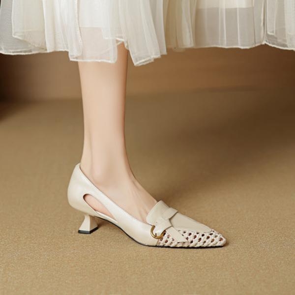 Elegantly Crafted Genuine Leather Women's Shoes(EcqiH-7825)