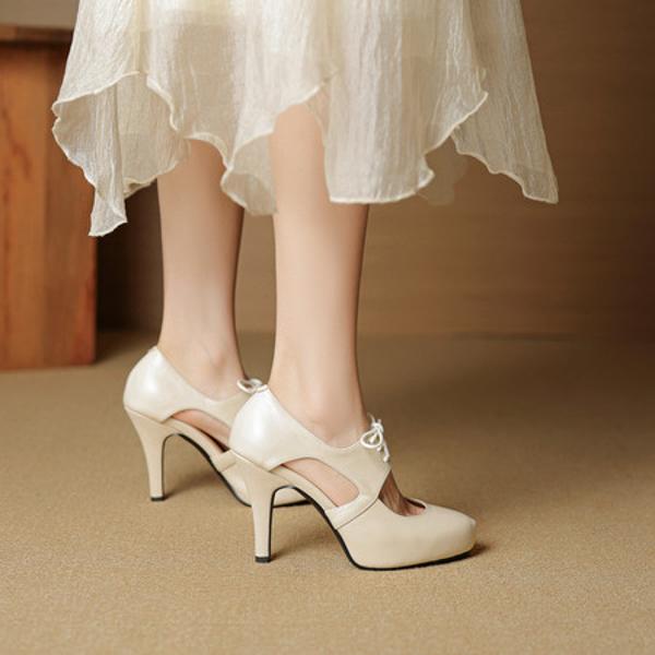 Exquisite Handcrafted Leather Women's Shoes: The Essence of Luxury and Elegance(EcqiHY-7858)