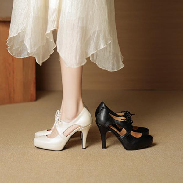 Exquisite Handcrafted Leather Women's Shoes: The Essence of Luxury and Elegance(EcqiHY-7858)