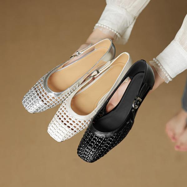 Elegant Handcrafted Leather Women's Shoes of Luxe Quality(EcqiH-7862)