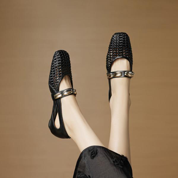 Handcrafted Luxury Leather Women's Shoes, Elegance Defined(EcqiH-7870)