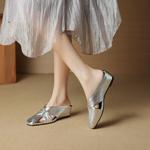 Handcrafted Real Leather Women's Shoes: Luxurious Elegance(EcqiH-7868)