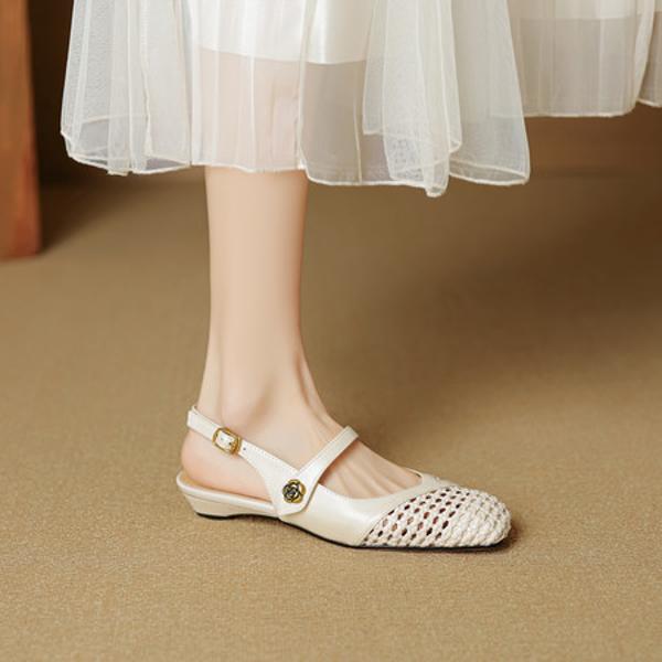 Luxurious Handmade Leather Women’s Shoes: Crafted with Elegance and Quality.(EcqiH-7855)