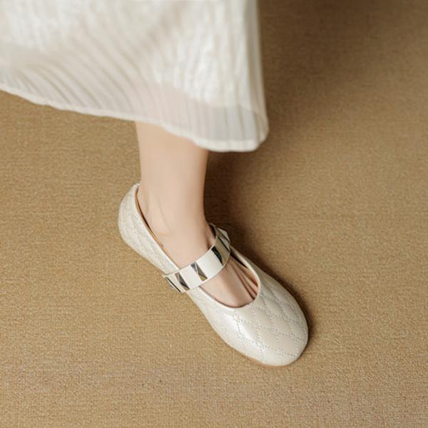 Handcrafted Leather Women's Shoes: Exquisite Quality & Timeless Elegance(EcqiH-7886)