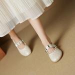 Handcrafted Leather Women's Shoes: Exquisite Quality & Timeless Elegance(EcqiH-7886)