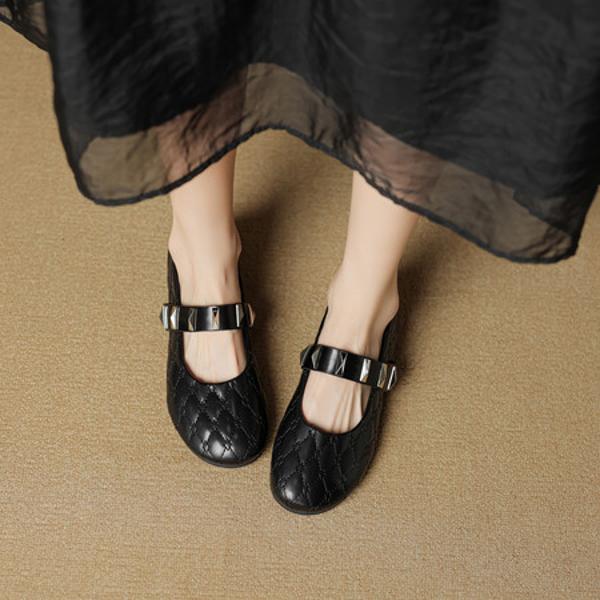 Handcrafted Leather Women's Shoes: Exquisite Quality & Timeless Elegance(EcqiH-7886)