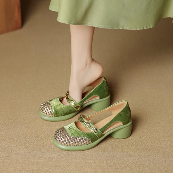 Handcrafted Genuine Leather Women's Shoes - Exquisite Elegance & Luxury Quality(EcqiH-7892)