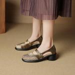 Handcrafted Genuine Leather Women's Shoes - Exquisite Elegance & Luxury Quality(EcqiH-7892)