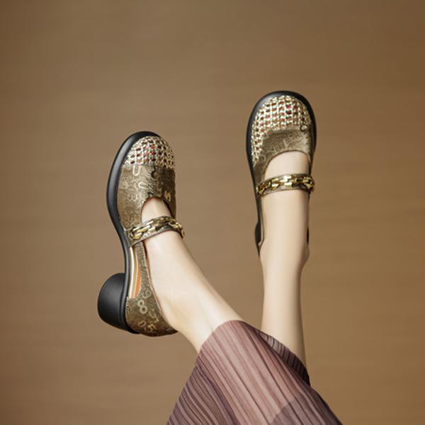 Handcrafted Genuine Leather Women's Shoes - Exquisite Elegance & Luxury Quality(EcqiH-7892)