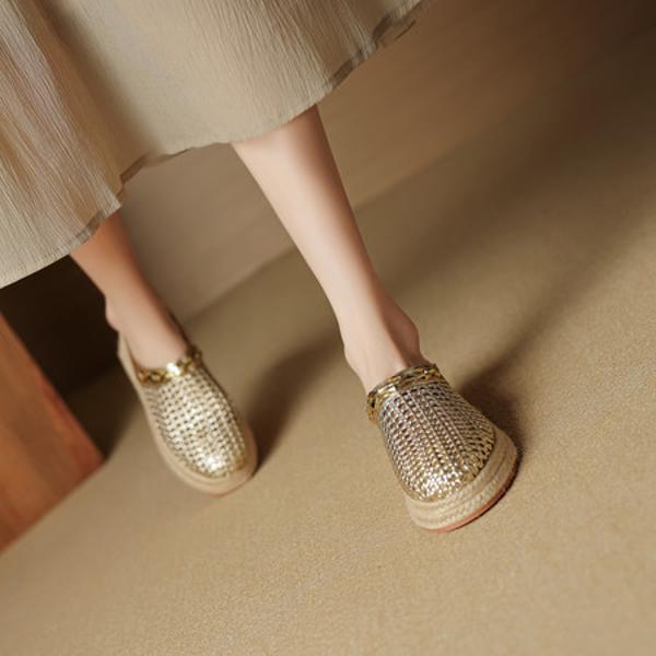 Luxurious Handcrafted Genuine Leather Women’s Shoes for Elegance(EcqiH-7890)