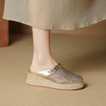 Luxurious Handcrafted Genuine Leather Women’s Shoes for Elegance(EcqiH-7890)