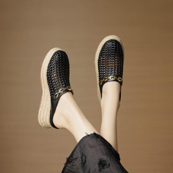 Luxurious Handcrafted Genuine Leather Women’s Shoes for Elegance(EcqiH-7890)