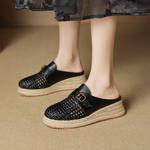 Luxury Handmade Genuine Leather Women's Shoes: Elegance in Every Stitch(EcqiH-7882)