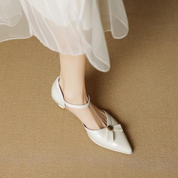 Handcrafted Luxury Leather Women’s Shoes with Elegance(EcqiHC-7899)