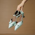 Handcrafted Luxury Leather Women’s Shoes with Elegance(EcqiHC-7899)