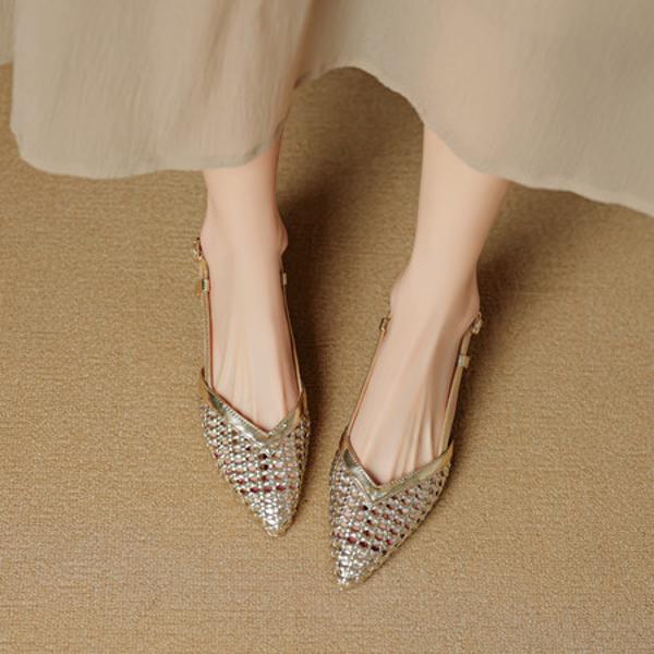 Handcrafted Leather Women's Shoes: Elegance Meets Premium Quality Artistry(EcqiH-7920)