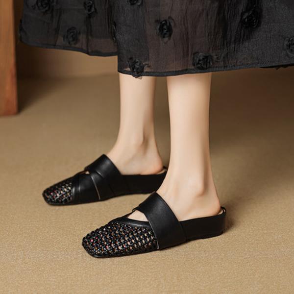 Handcrafted Luxury Leather Women’s Shoes: Elegant Craftsmanship(EcqiHC-7912)