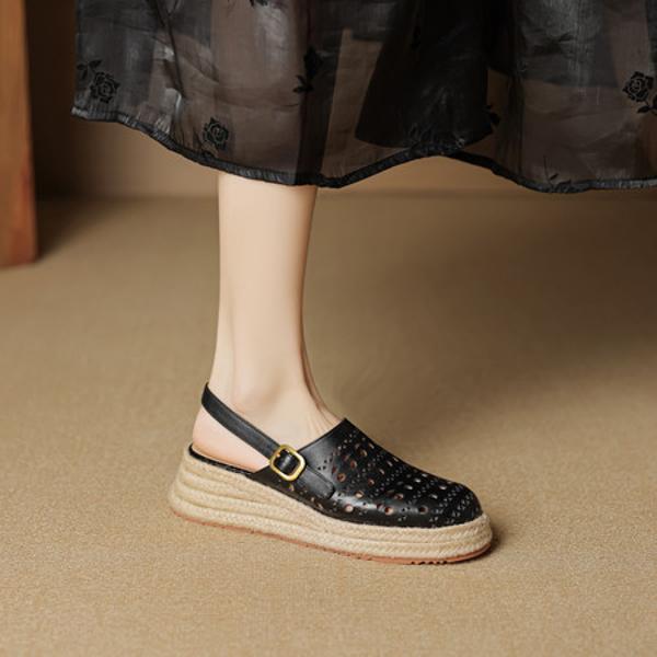 Handcrafted Genuine Leather Women’s Shoes: Elegant Luxury with Superior Craftsmanship(EcqiH-7903)