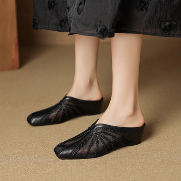 Handcrafted Leather Women's Shoes: A Symphony of Luxury and Elegance(EcqiH-7918)