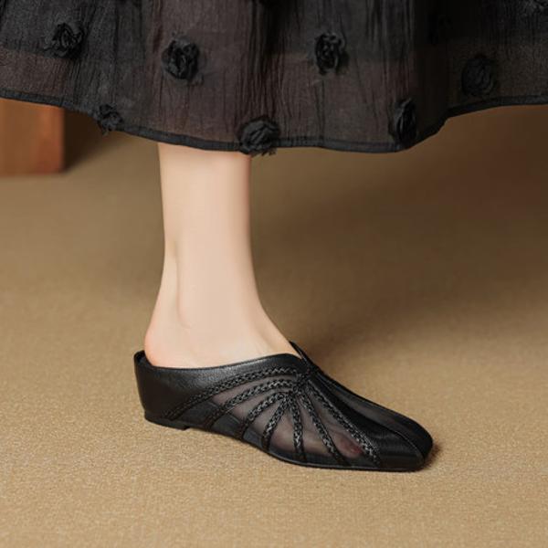 Handcrafted Leather Women's Shoes: A Symphony of Luxury and Elegance(EcqiH-7918)