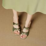 Handcrafted Leather Ladies' Shoes: Luxurious Elegance(EcqiH-7916)