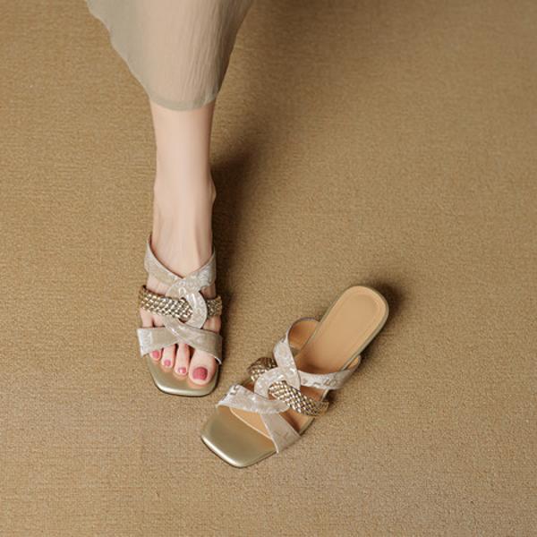 Crafted Luxury: Handcrafted Genuine Leather Women's Shoes for Timeless Elegance(EcqiH-7932)