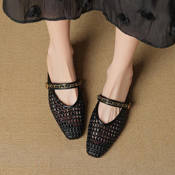 Handcrafted Luxury Leather Women’s Shoes: Elegance in Every Stitch(EcqiHJ-7985)