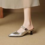 Handcrafted Genuine Leather Women's Shoes: Elegant Luxury with Superior Craftsmanship(EcqiHC-7970)