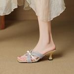 Exquisite Handcrafted Leather Women's Shoes: Elegance Meets Luxury Craftsmanship(EcqiHY-7965)