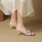 Exquisite Handcrafted Leather Women's Shoes: Elegance Meets Luxury Craftsmanship(EcqiHY-7965)