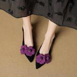 Handcrafted Genuine Leather Women's Shoes: Luxurious Elegance(EcqiHC-7952)